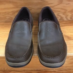 Rockport brown leather loafers